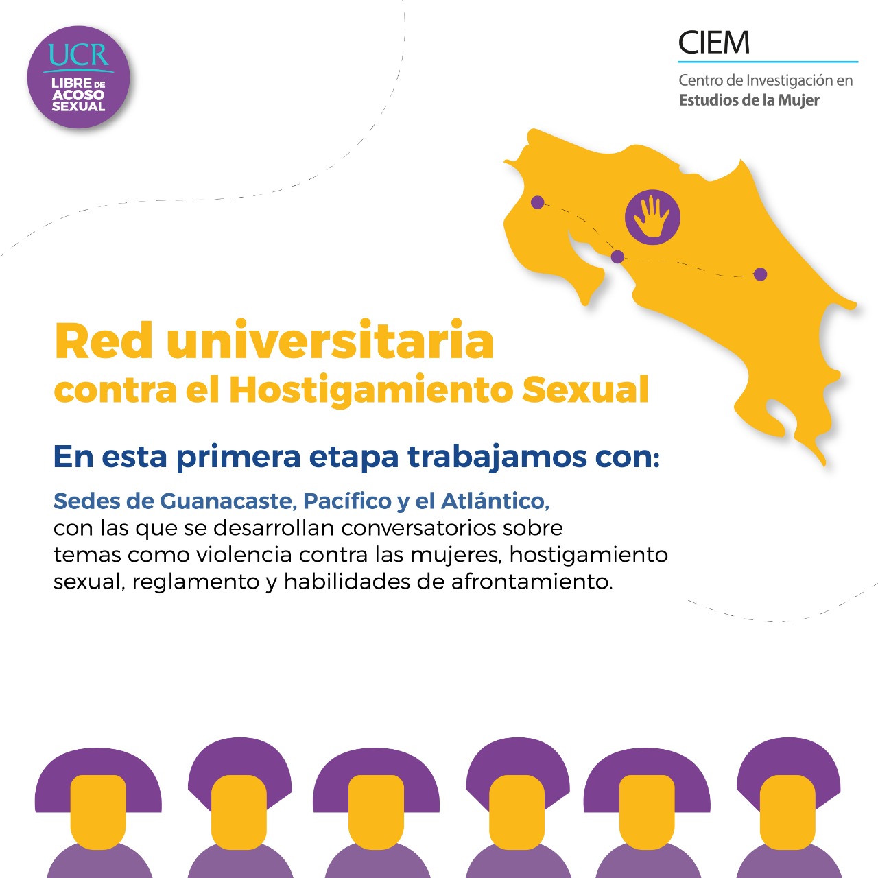 Red Universitaria contra el Hostigamiento Sexual inicia el año con capacitaciones dirigidas a las Asociaciones de Estudiantes de Sedes y Recintos