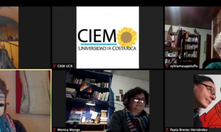 Participantes del debate: “Covid-19: reflexiones feministas sobre sus impactos en la vida de las mujeres”